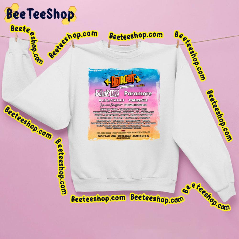 Adjacent Music Festival 2023 Trending Unisex Sweatshirt Adjacent Music Festival 2023 Trending Unisex Sweatshirt