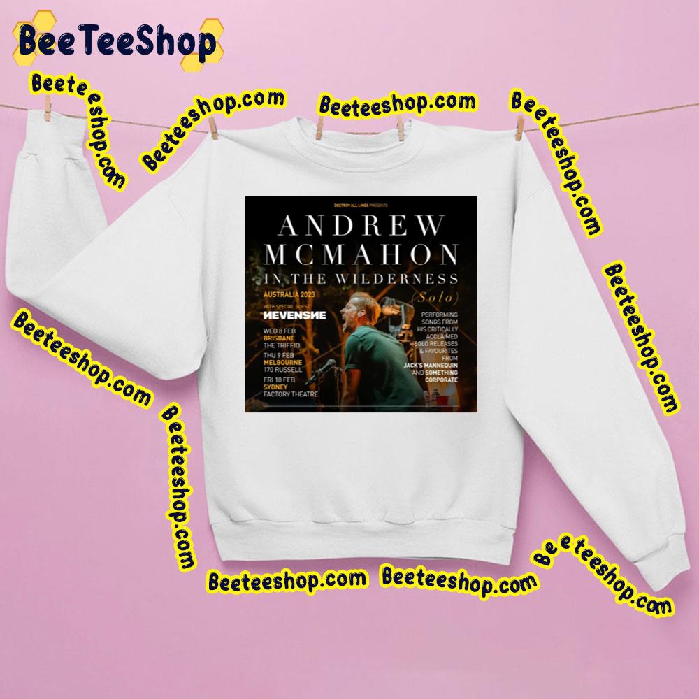 Andrew Mcmahon On The Wilderness 2023 Trending Unisex Sweatshirt Andrew Mcmahon On The Wilderness 2023 Trending Unisex Sweatshirt
