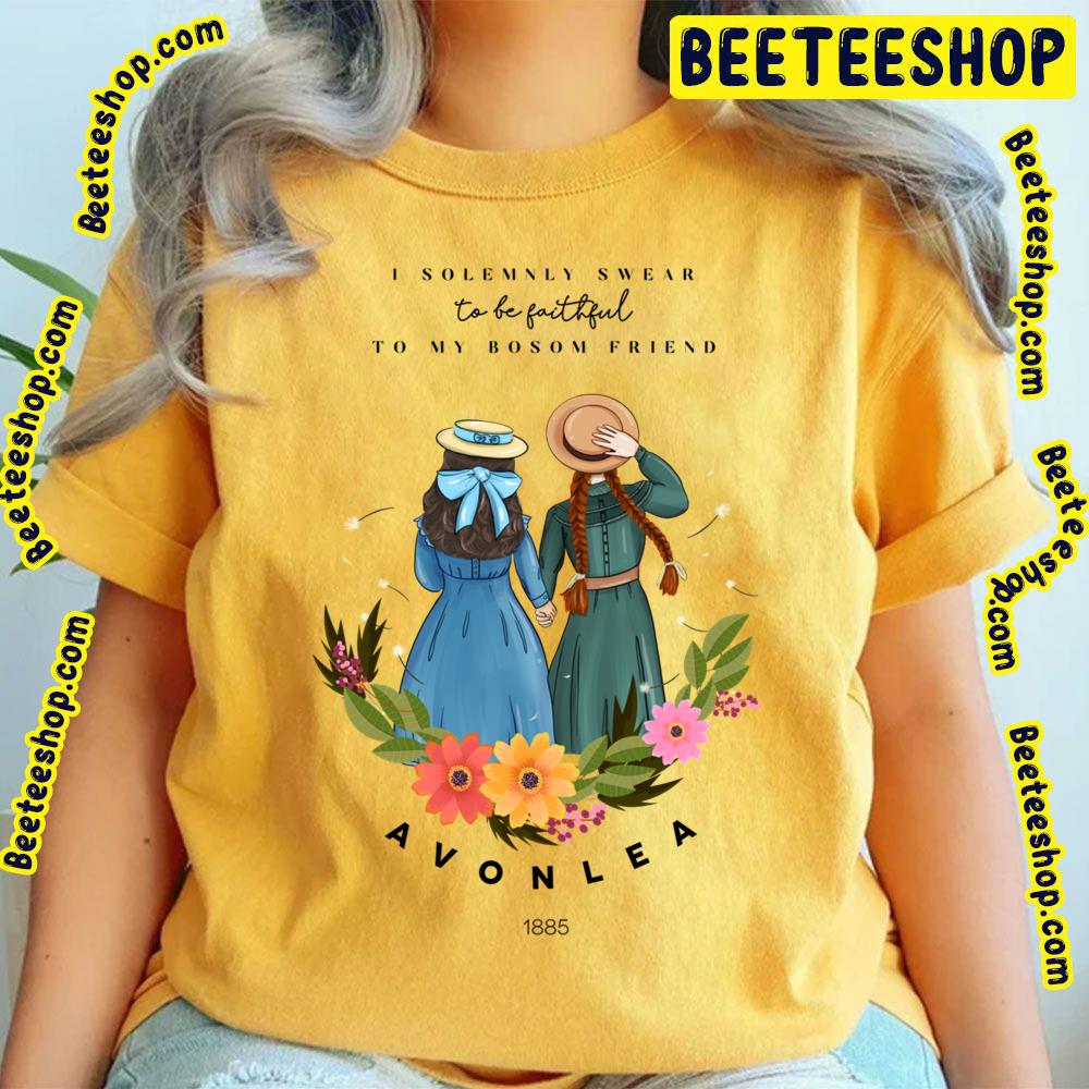Anne And Diana From Avonlea Green Gables Best Friends Trending Unisex T-Shirt Anne And Diana From Avonlea Green Gables Best Friends Trending Unisex T-Shirt