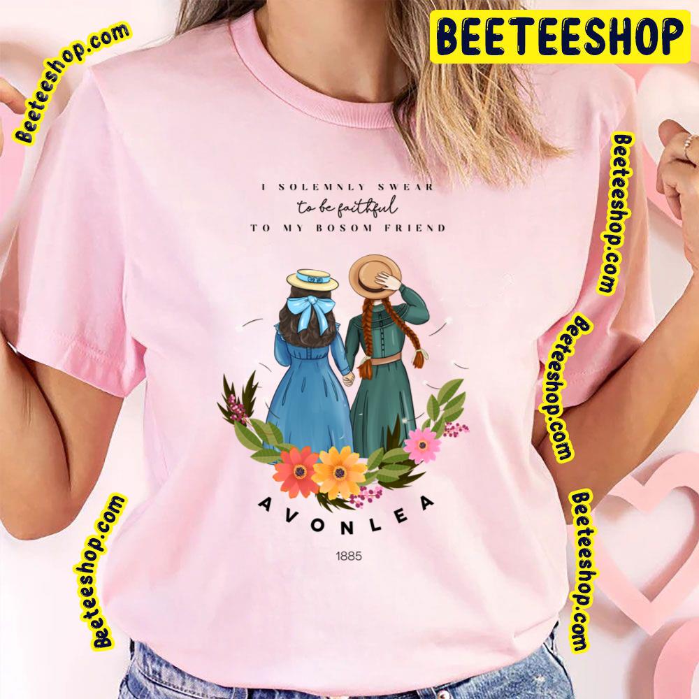 Anne And Diana From Avonlea Green Gables Best Friends Trending Unisex T-Shirt Anne And Diana From Avonlea Green Gables Best Friends Trending Unisex T-Shirt
