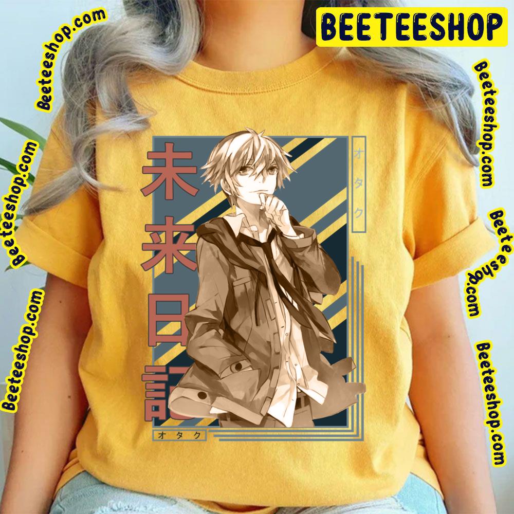 Aru Akise Future Diary Mirai Nikki Retro Blue Trending Unisex T-Shirt Aru Akise Future Diary Mirai Nikki Retro Blue Trending Unisex T-Shirt
