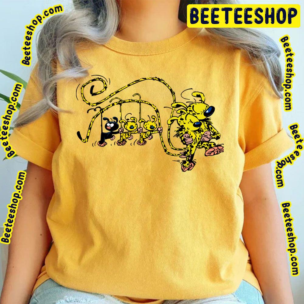 Babies Hanging On Tail Marsupilami Trending Unisex T-Shirt Babies Hanging On Tail Marsupilami Trending Unisex T-Shirt