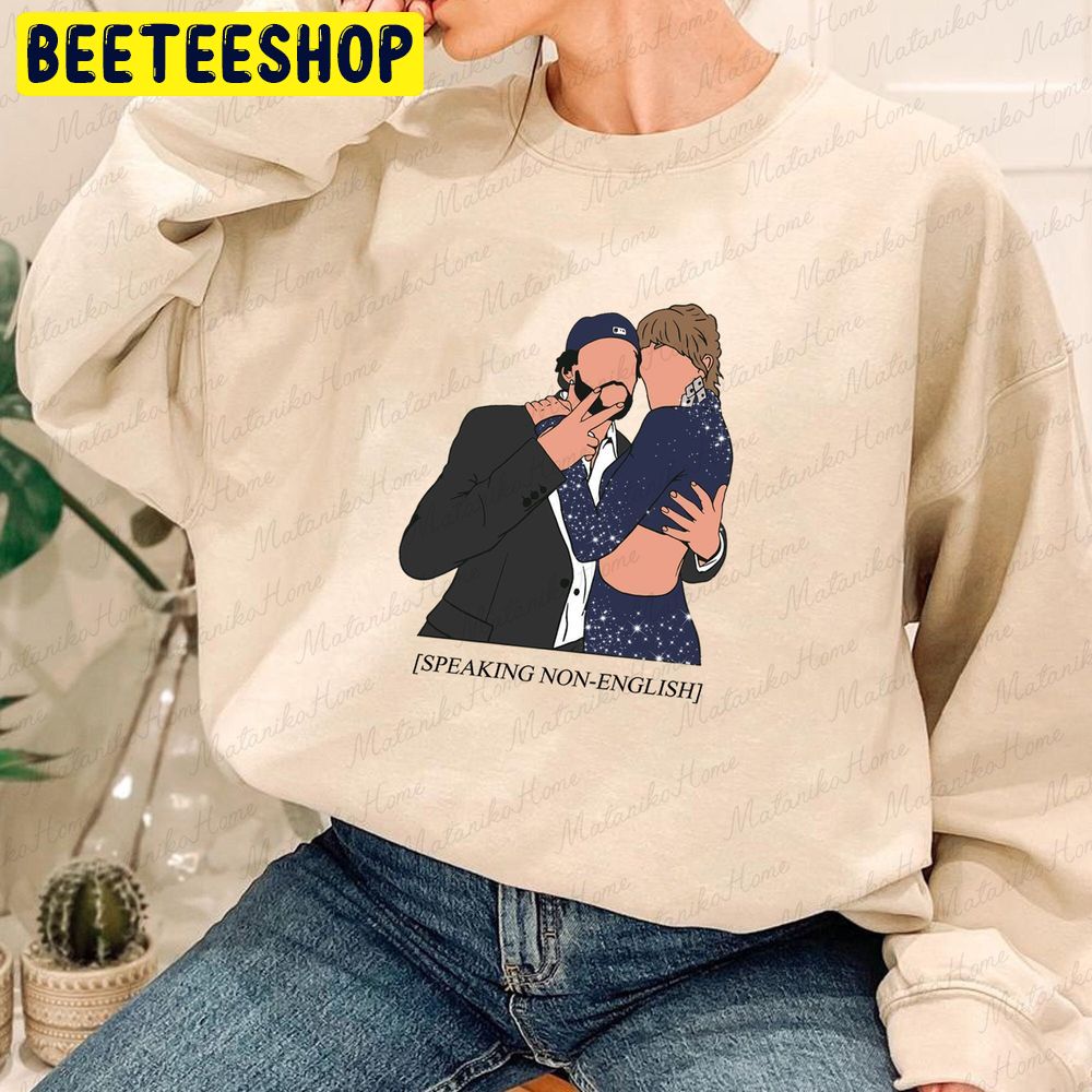 Bad Bunny And Taylor Grammys 2023 Trending Unisex Shirt Bad Bunny And Taylor Grammys 2023 Trending Unisex Shirt
