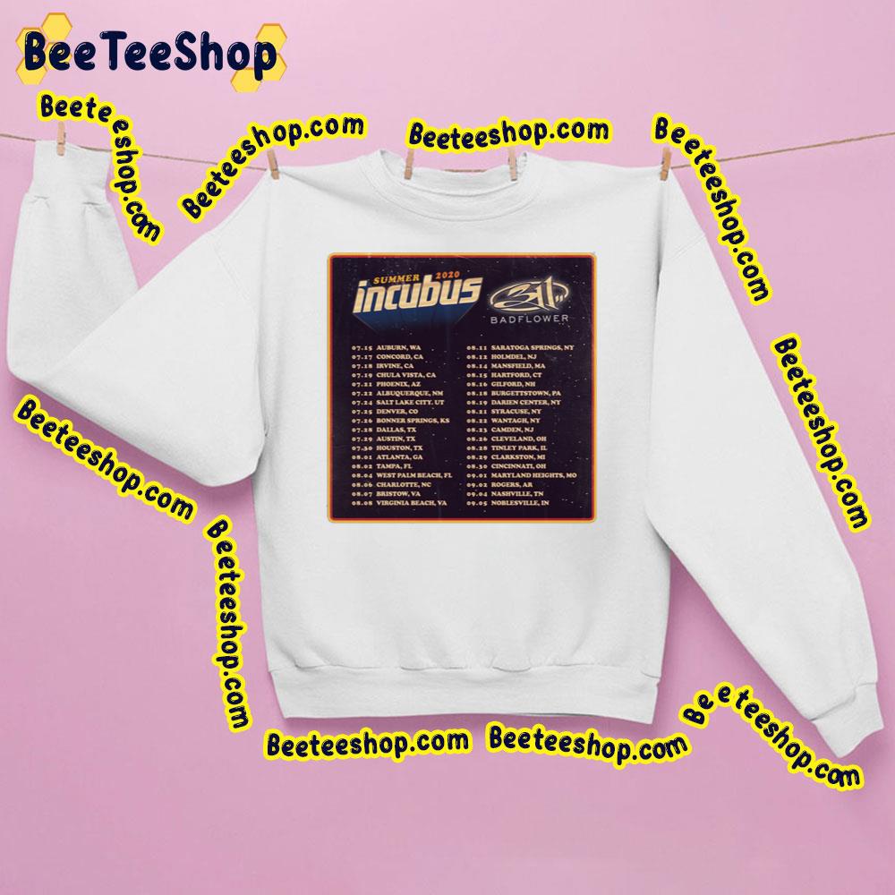 Badflower Summer 2022 Incubus Trending Unisex Sweatshirt Badflower Summer 2022 Incubus Trending Unisex Sweatshirt