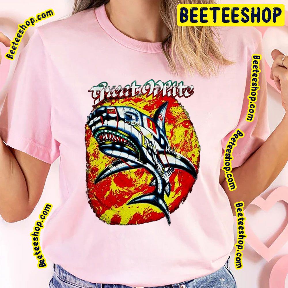 Best Design Logo Graphic Great White Trending Unisex T-Shirt Best Design Logo Graphic Great White Trending Unisex T-Shirt