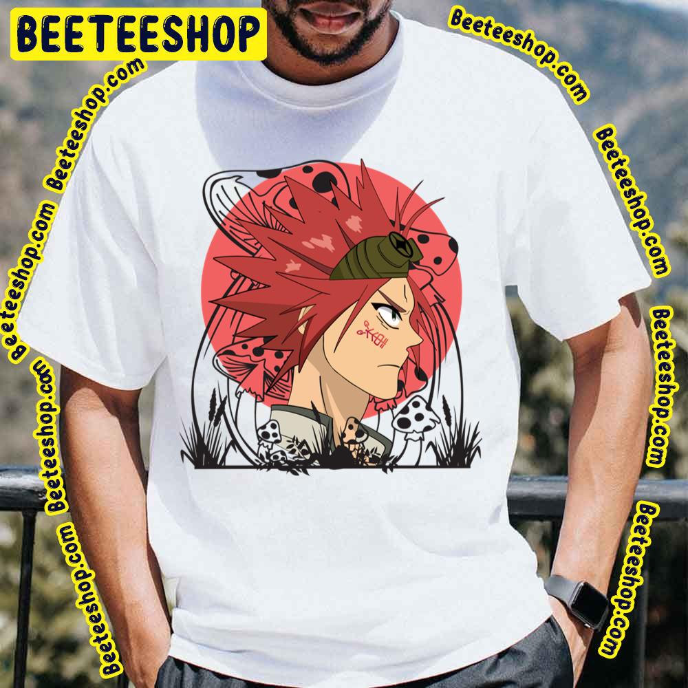 Bisco Akaboshi Fan Art Portrait With Mushrooms Trending Unisex T-Shirt Bisco Akaboshi Fan Art Portrait With Mushrooms Trending Unisex T-Shirt