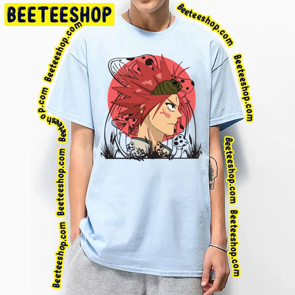 Bisco Akaboshi Fan Art Portrait With Mushrooms Trending Unisex T-Shirt Bisco Akaboshi Fan Art Portrait With Mushrooms Trending Unisex T-Shirt