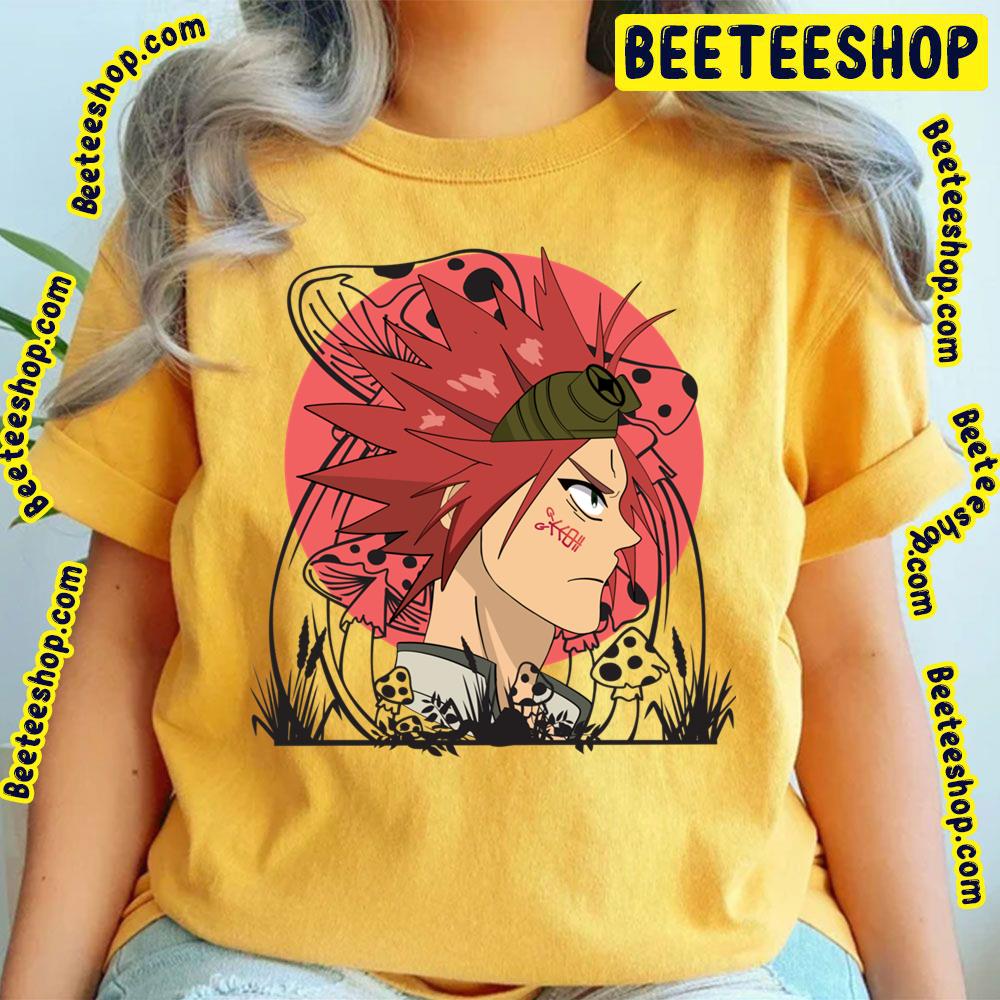 Bisco Akaboshi Fan Art Portrait With Mushrooms Trending Unisex T-Shirt Bisco Akaboshi Fan Art Portrait With Mushrooms Trending Unisex T-Shirt