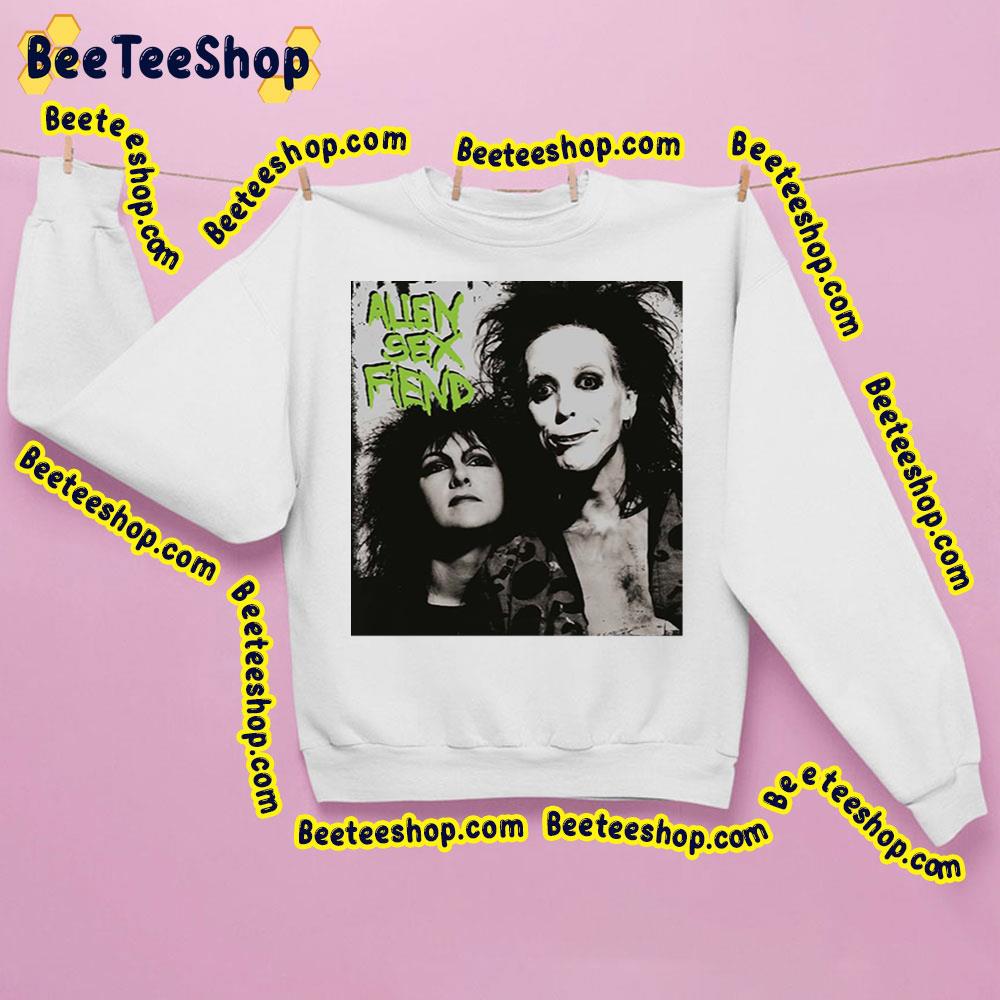 Black White Art Alien Sex Fiend Music Punk Trending Unisex Sweatshirt Black White Art Alien Sex Fiend Music Punk Trending Unisex Sweatshirt