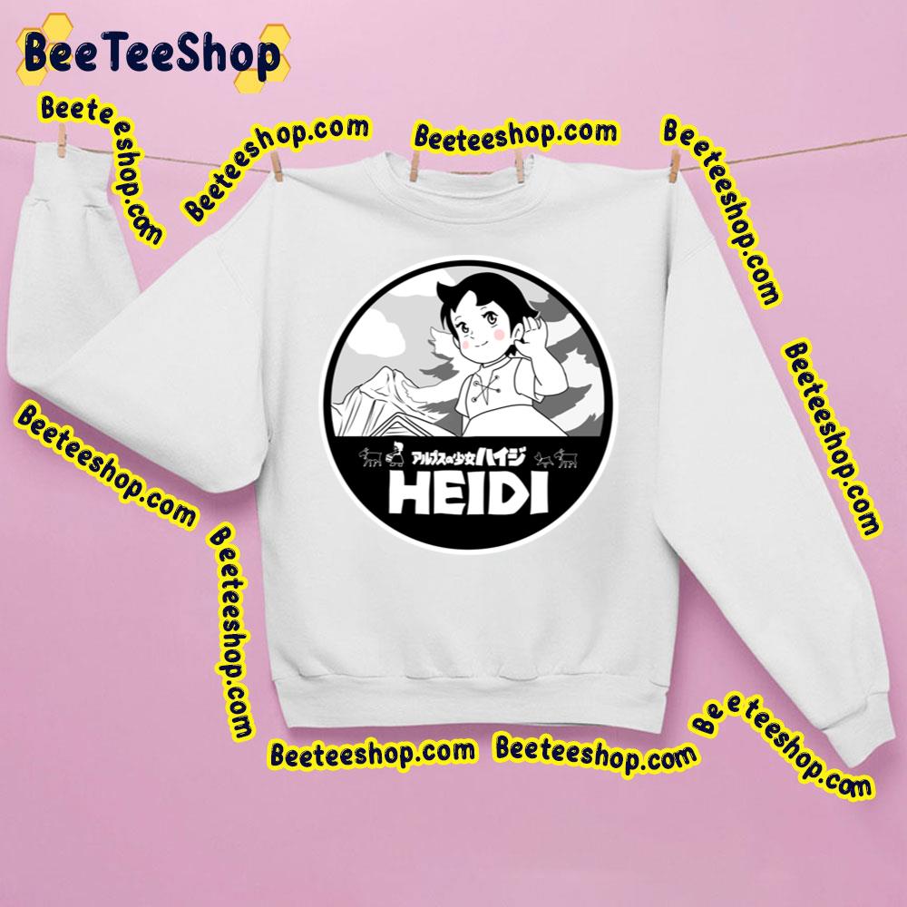 Black White Circle Heidi The Girl Of The Alps Trending Unisex Shirt Black White Circle Heidi The Girl Of The Alps Trending Unisex Shirt