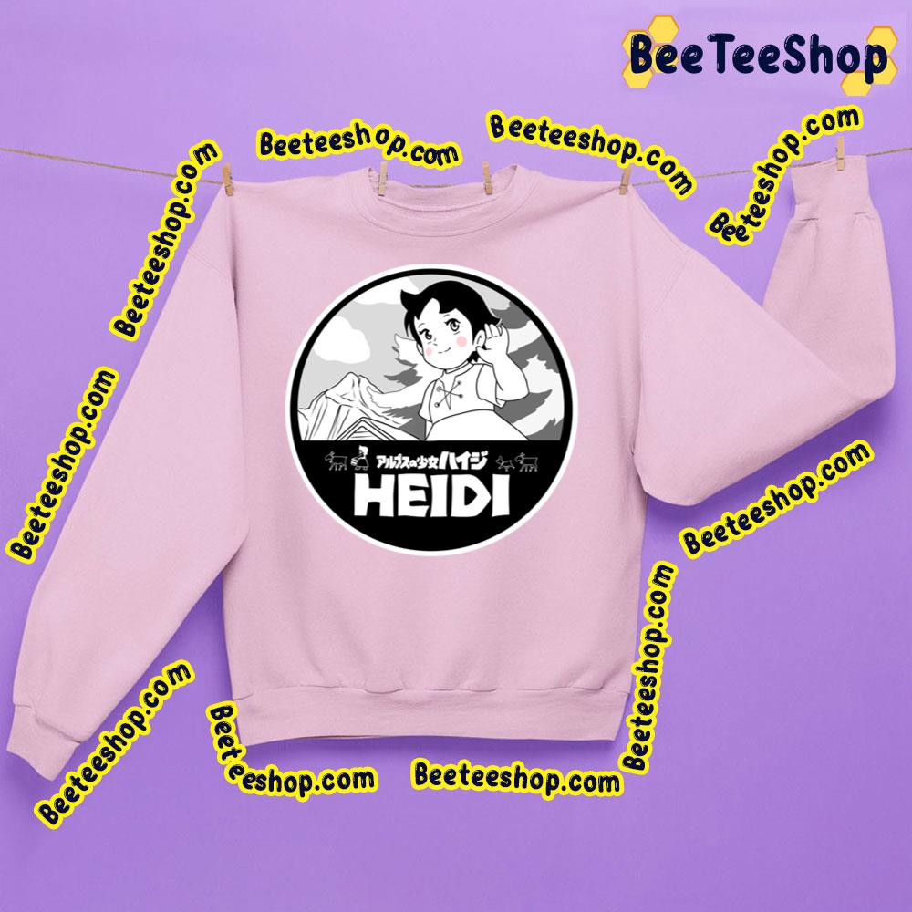 Black White Circle Heidi The Girl Of The Alps Trending Unisex Shirt Black White Circle Heidi The Girl Of The Alps Trending Unisex Shirt