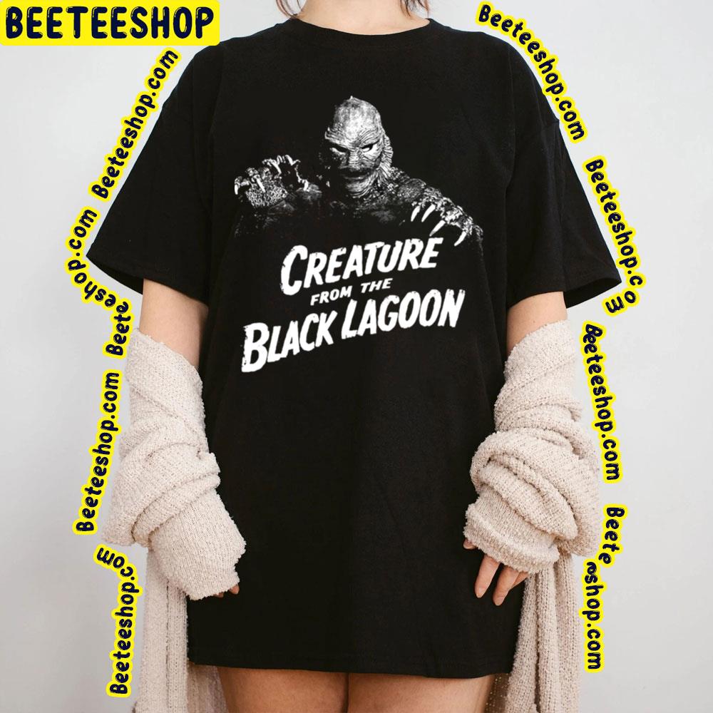 Black White Creature From The Black Lagoon Trending Unisex T-Shirt Black White Creature From The Black Lagoon Trending Unisex T-Shirt