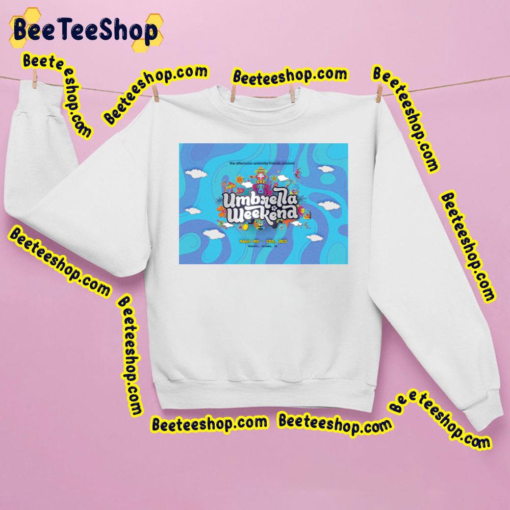 Blue Art March 2023 Umbrella Weekend Trending Unisex Shirt Blue Art March 2023 Umbrella Weekend Trending Unisex Shirt