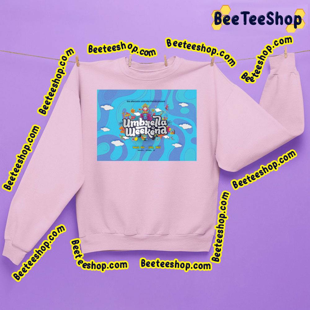 Blue Art March 2023 Umbrella Weekend Trending Unisex Shirt Blue Art March 2023 Umbrella Weekend Trending Unisex Shirt