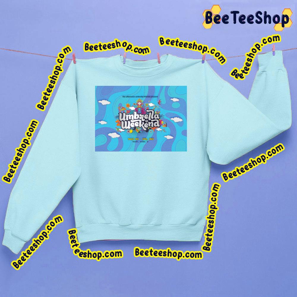 Blue Art March 2023 Umbrella Weekend Trending Unisex Shirt Blue Art March 2023 Umbrella Weekend Trending Unisex Shirt