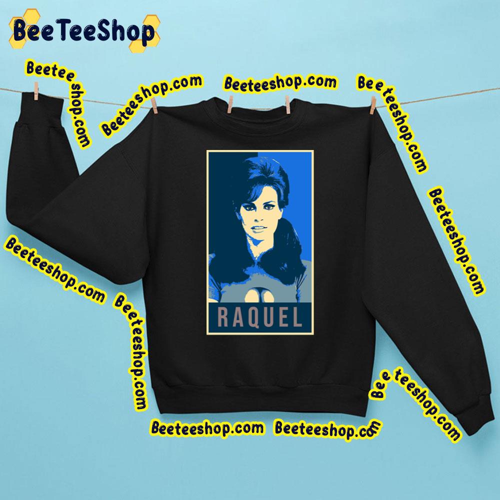 Blue Illustration Pop Art Raquel Welch Trending Unisex Sweatshirt Blue Illustration Pop Art Raquel Welch Trending Unisex Sweatshirt