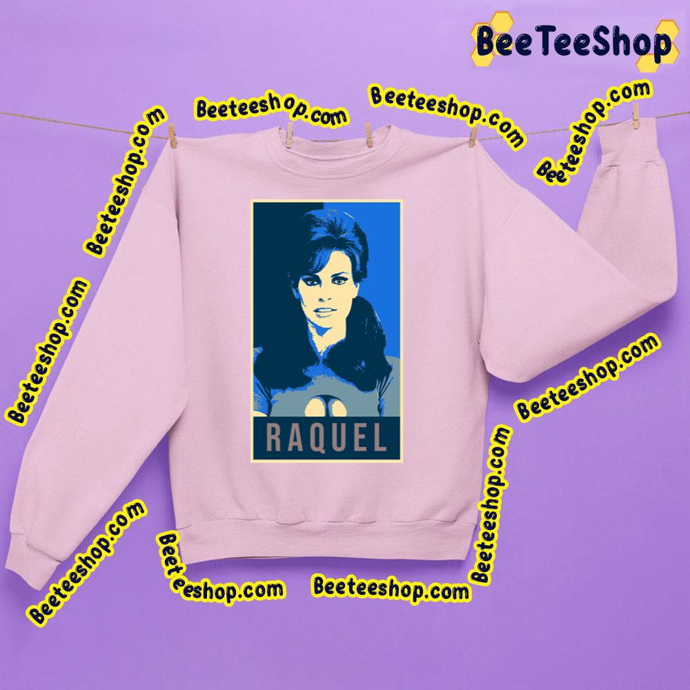 Blue Illustration Pop Art Raquel Welch Trending Unisex Sweatshirt Blue Illustration Pop Art Raquel Welch Trending Unisex Sweatshirt