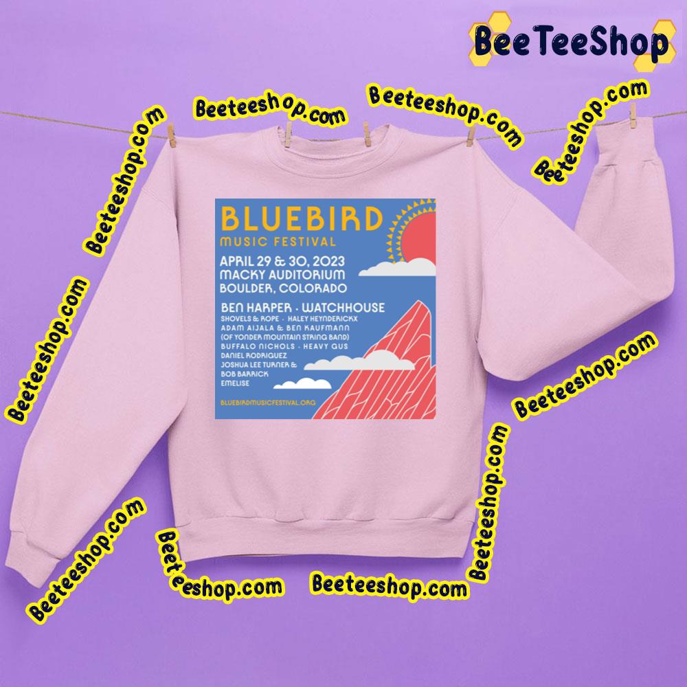 Bluebird Music Festival 2023 Trending Unisex Shirt Bluebird Music Festival 2023 Trending Unisex Shirt