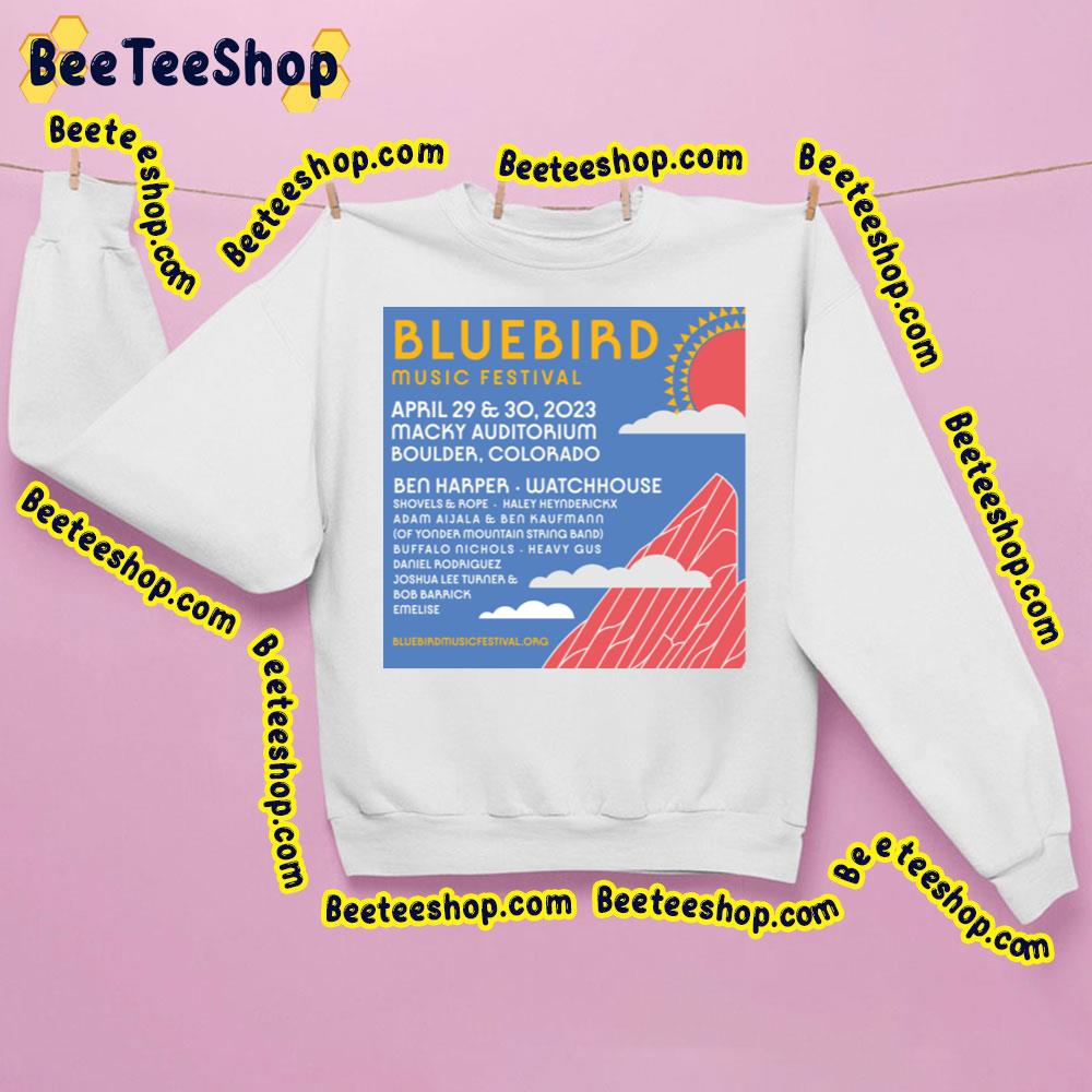 Bluebird Music Festival 2023 Trending Unisex Shirt Bluebird Music Festival 2023 Trending Unisex Shirt