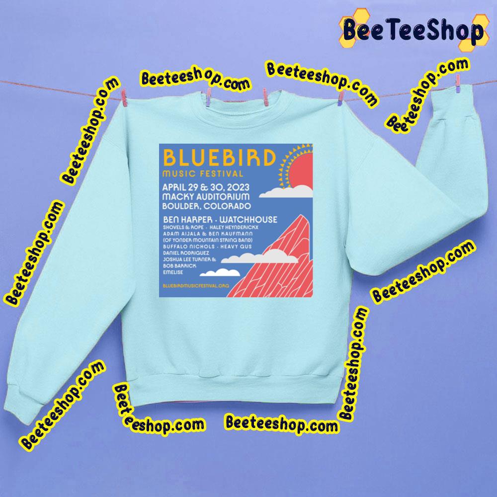 Bluebird Music Festival 2023 Trending Unisex Shirt Bluebird Music Festival 2023 Trending Unisex Shirt