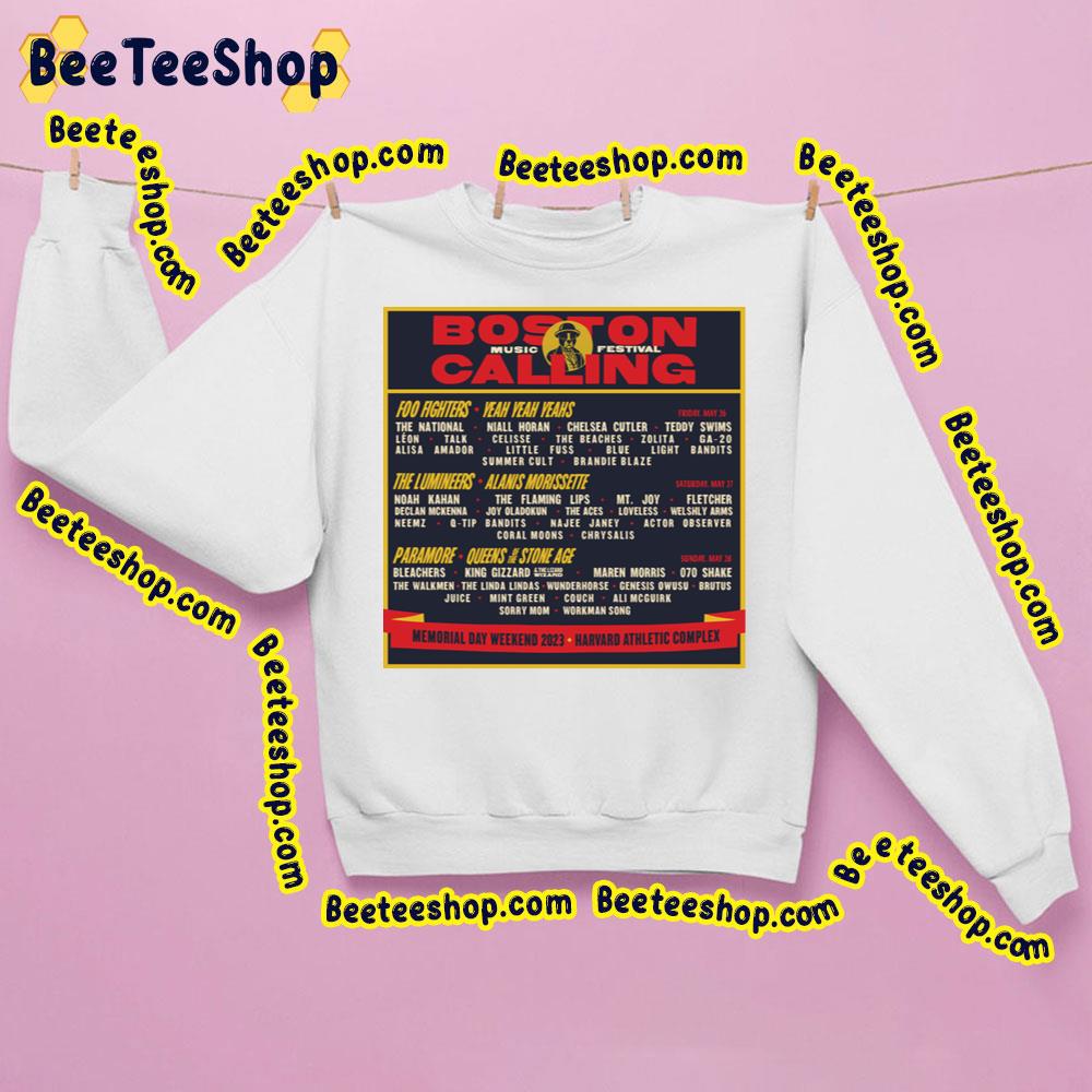 Boston Calling Music Festival 2023 Trending Unisex Sweatshirt Boston Calling Music Festival 2023 Trending Unisex Sweatshirt
