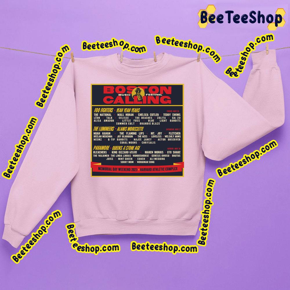 Boston Calling Music Festival 2023 Trending Unisex Sweatshirt Boston Calling Music Festival 2023 Trending Unisex Sweatshirt