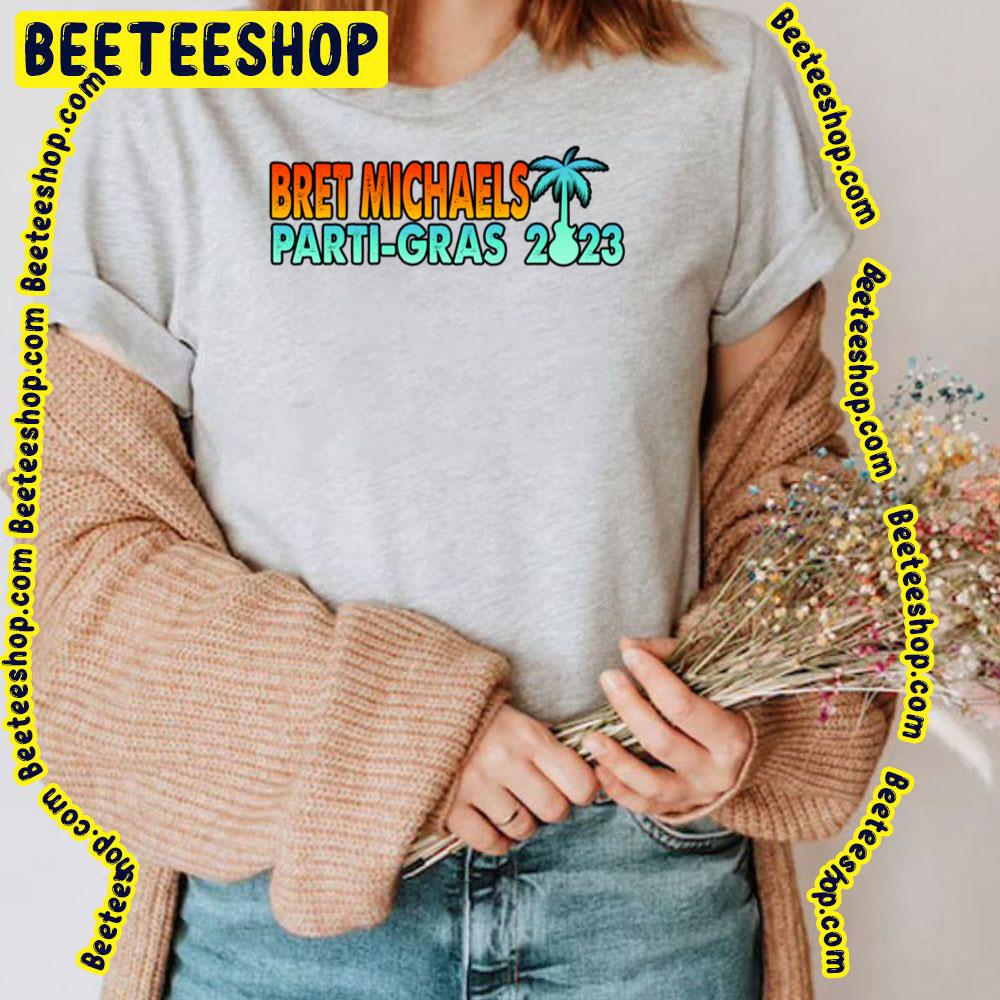 Bret Michaels Parti Gras 2023 Logo Trending Unisex T-Shirt Bret Michaels Parti Gras 2023 Logo Trending Unisex T-Shirt