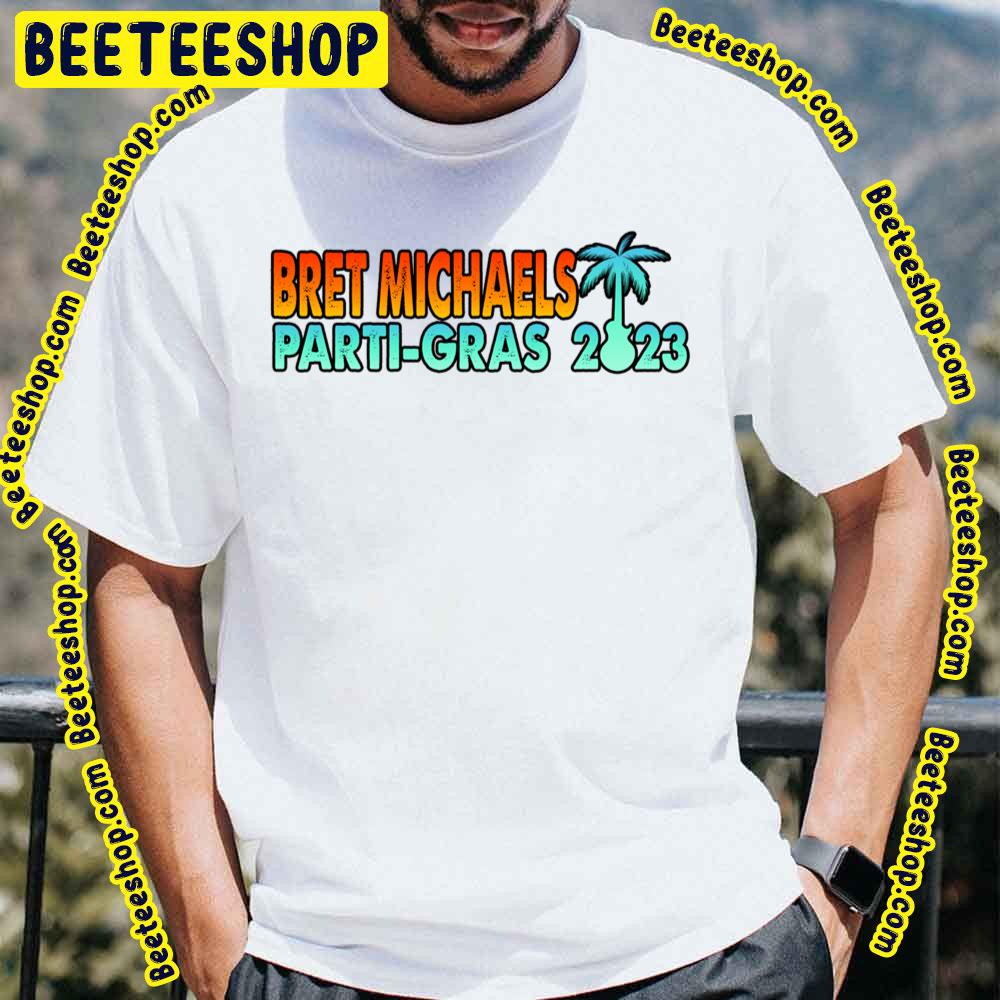 Bret Michaels Parti Gras 2023 Logo Trending Unisex T-Shirt Bret Michaels Parti Gras 2023 Logo Trending Unisex T-Shirt