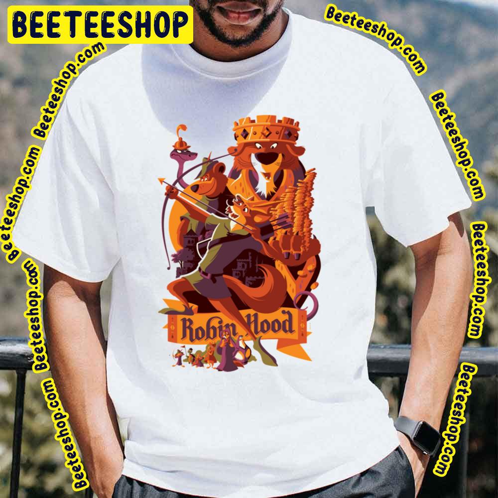 Cartoon Art Robin Hood Trending Unisex T-Shirt Cartoon Art Robin Hood Trending Unisex T-Shirt