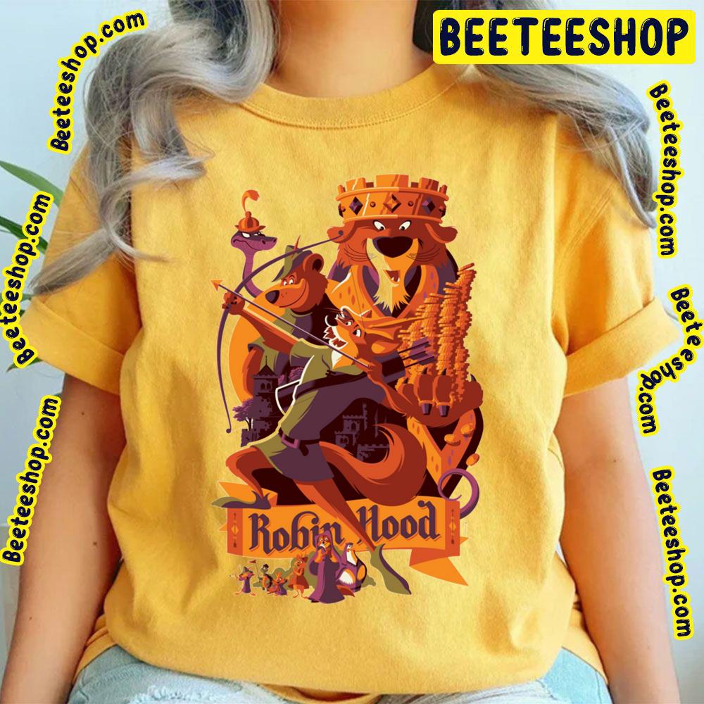 Cartoon Art Robin Hood Trending Unisex T-Shirt Cartoon Art Robin Hood Trending Unisex T-Shirt