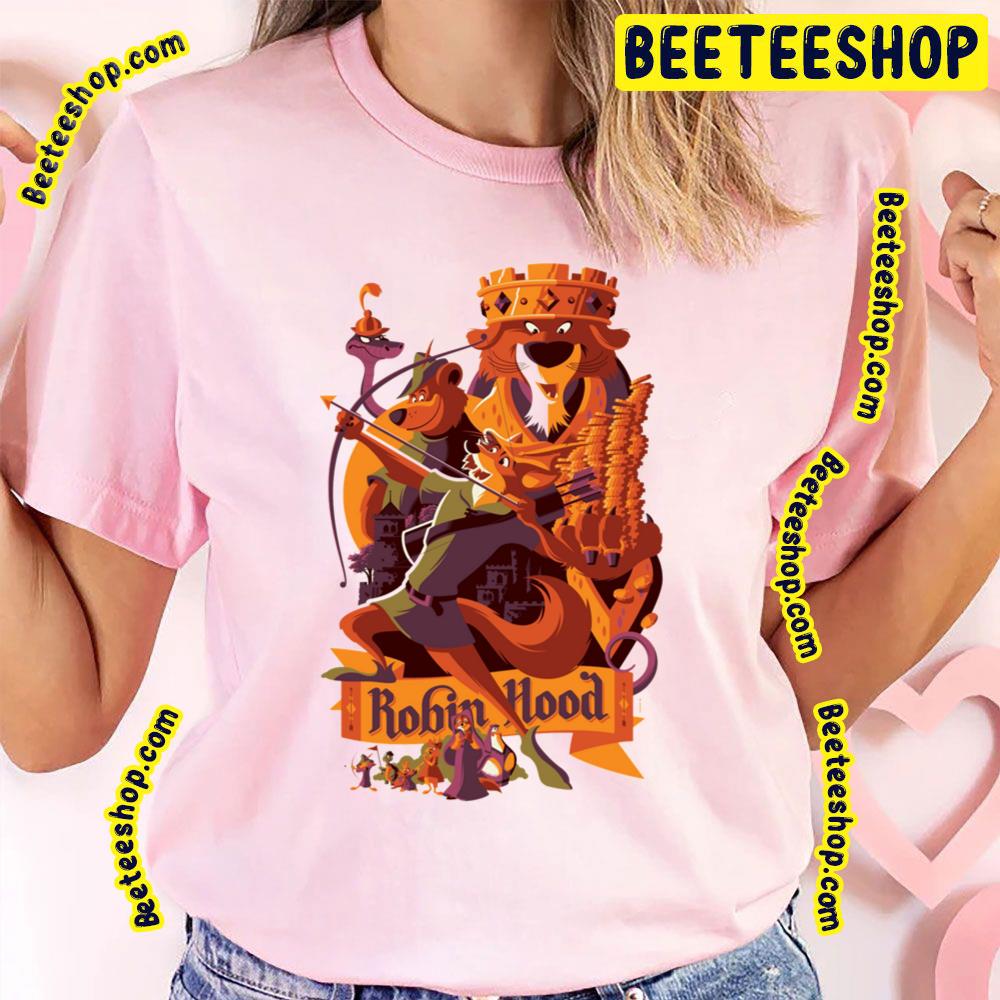 Cartoon Art Robin Hood Trending Unisex T-Shirt Cartoon Art Robin Hood Trending Unisex T-Shirt