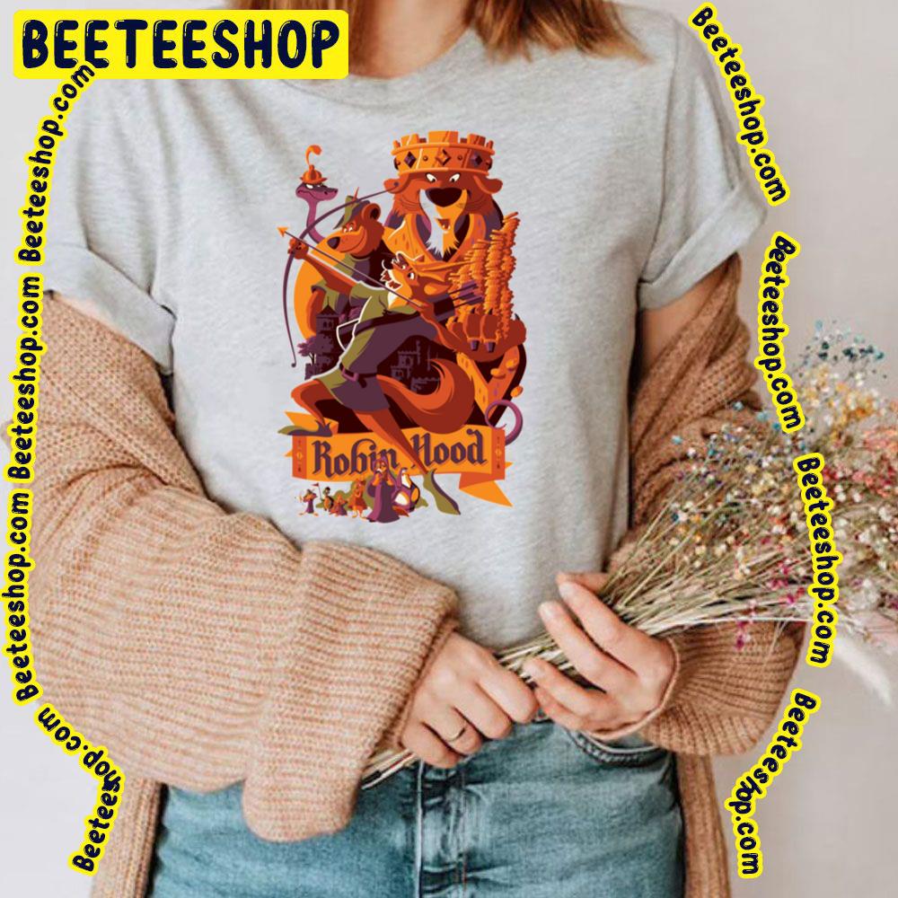 Cartoon Art Robin Hood Trending Unisex T-Shirt Cartoon Art Robin Hood Trending Unisex T-Shirt