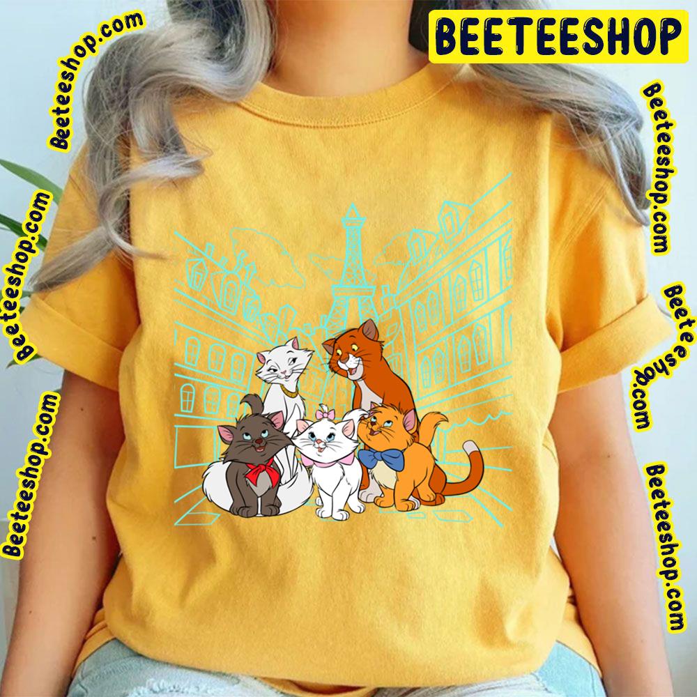 Cartoon The Aristocats Trending Unisex T-Shirt Cartoon The Aristocats Trending Unisex T-Shirt