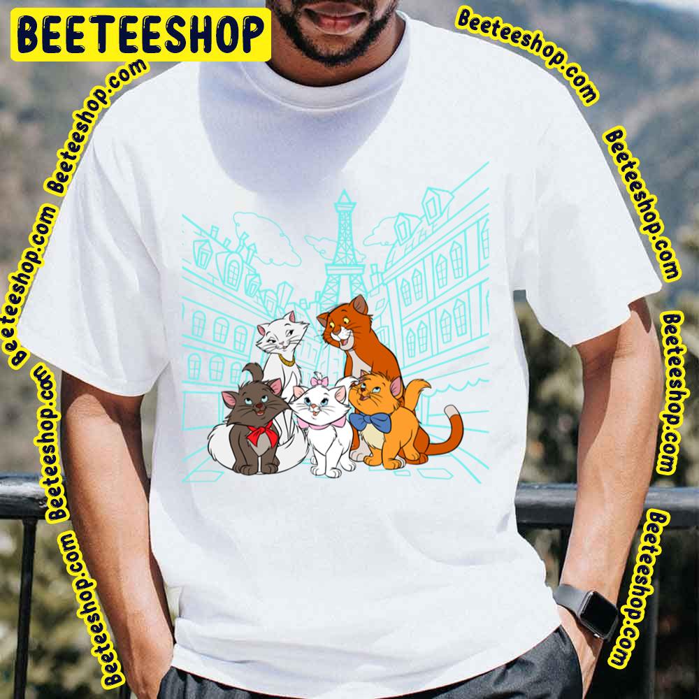 Cartoon The Aristocats Trending Unisex T-Shirt Cartoon The Aristocats Trending Unisex T-Shirt