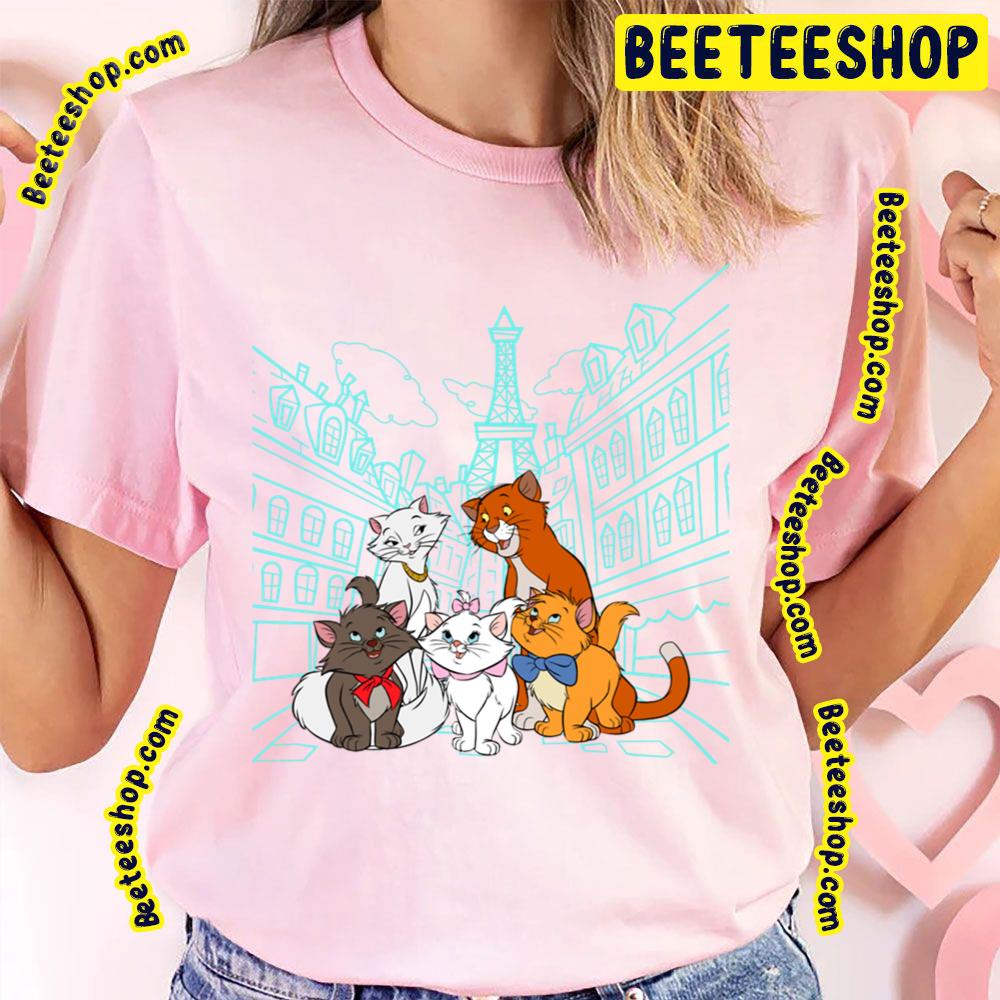 Cartoon The Aristocats Trending Unisex T-Shirt Cartoon The Aristocats Trending Unisex T-Shirt