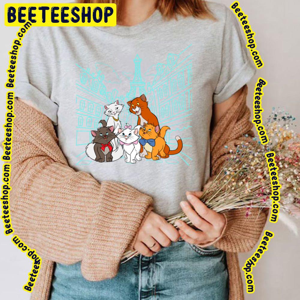 Cartoon The Aristocats Trending Unisex T-Shirt Cartoon The Aristocats Trending Unisex T-Shirt