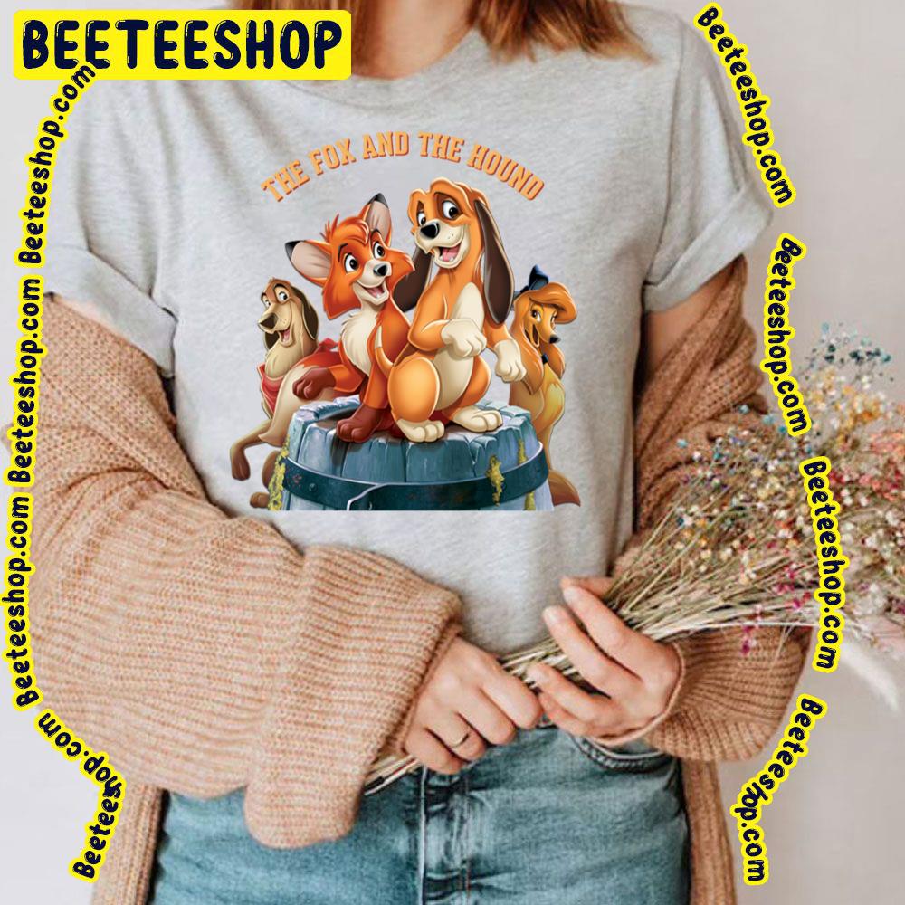 Cartoon The Fox And The Hound Trending Unisex T-Shirt Cartoon The Fox And The Hound Trending Unisex T-Shirt