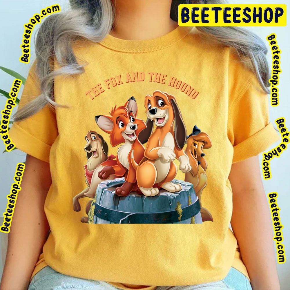 Cartoon The Fox And The Hound Trending Unisex T-Shirt Cartoon The Fox And The Hound Trending Unisex T-Shirt