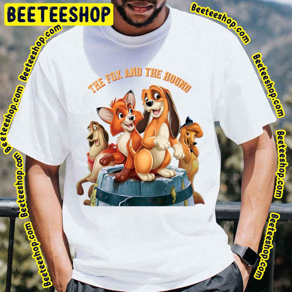Cartoon The Fox And The Hound Trending Unisex T-Shirt Cartoon The Fox And The Hound Trending Unisex T-Shirt
