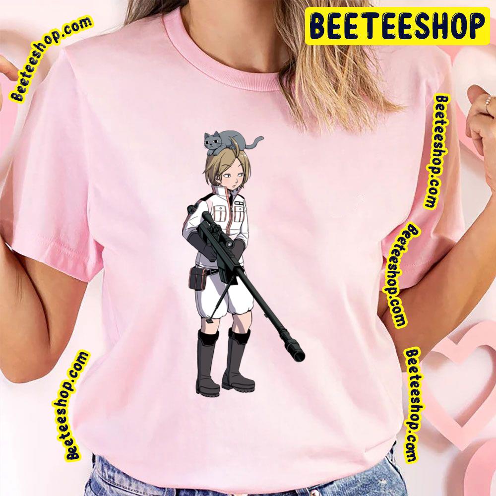 Cat On Head World Trigger Trending Unisex T-Shirt Cat On Head World Trigger Trending Unisex T-Shirt