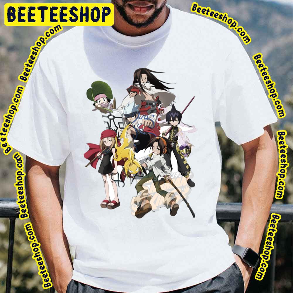 Characters Cover Shaman King Trending Unisex T-Shirt Characters Cover Shaman King Trending Unisex T-Shirt