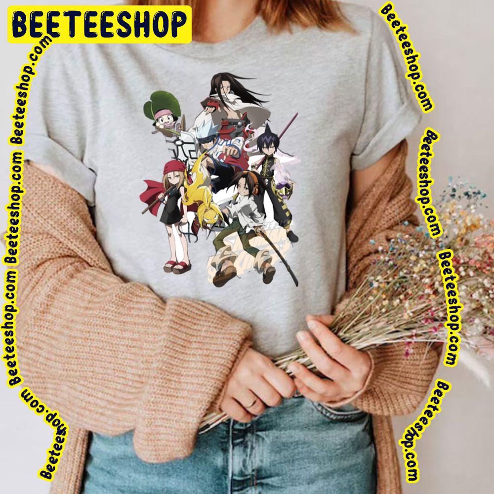 Characters Cover Shaman King Trending Unisex T-Shirt Characters Cover Shaman King Trending Unisex T-Shirt