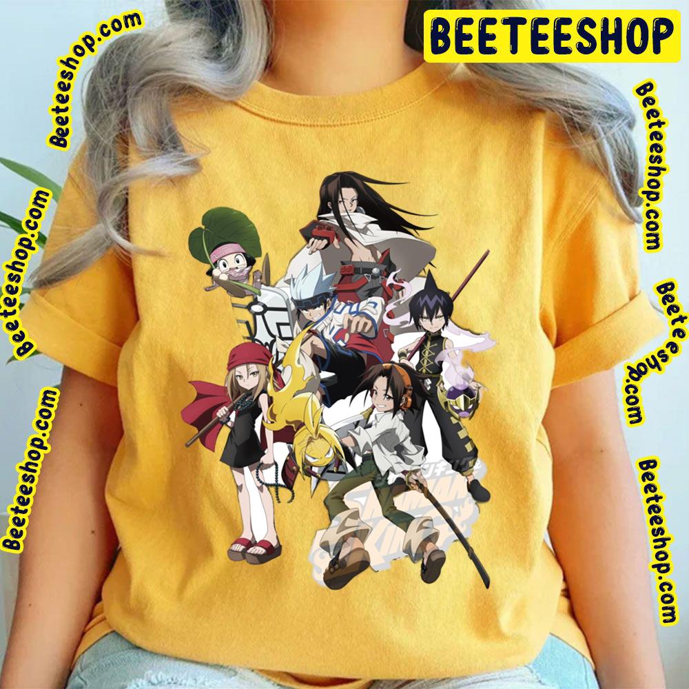 Characters Cover Shaman King Trending Unisex T-Shirt Characters Cover Shaman King Trending Unisex T-Shirt