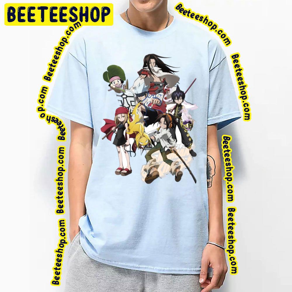 Characters Cover Shaman King Trending Unisex T-Shirt Characters Cover Shaman King Trending Unisex T-Shirt