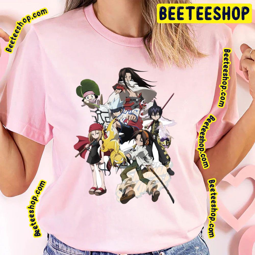 Characters Cover Shaman King Trending Unisex T-Shirt Characters Cover Shaman King Trending Unisex T-Shirt