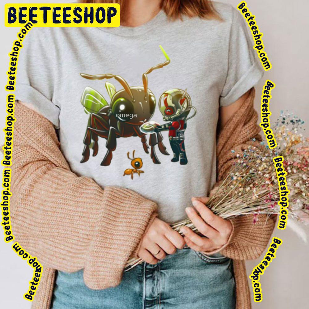 Chibi Antman And The Wasp Quantumania Trending Unisex T-Shirt Chibi Antman And The Wasp Quantumania Trending Unisex T-Shirt