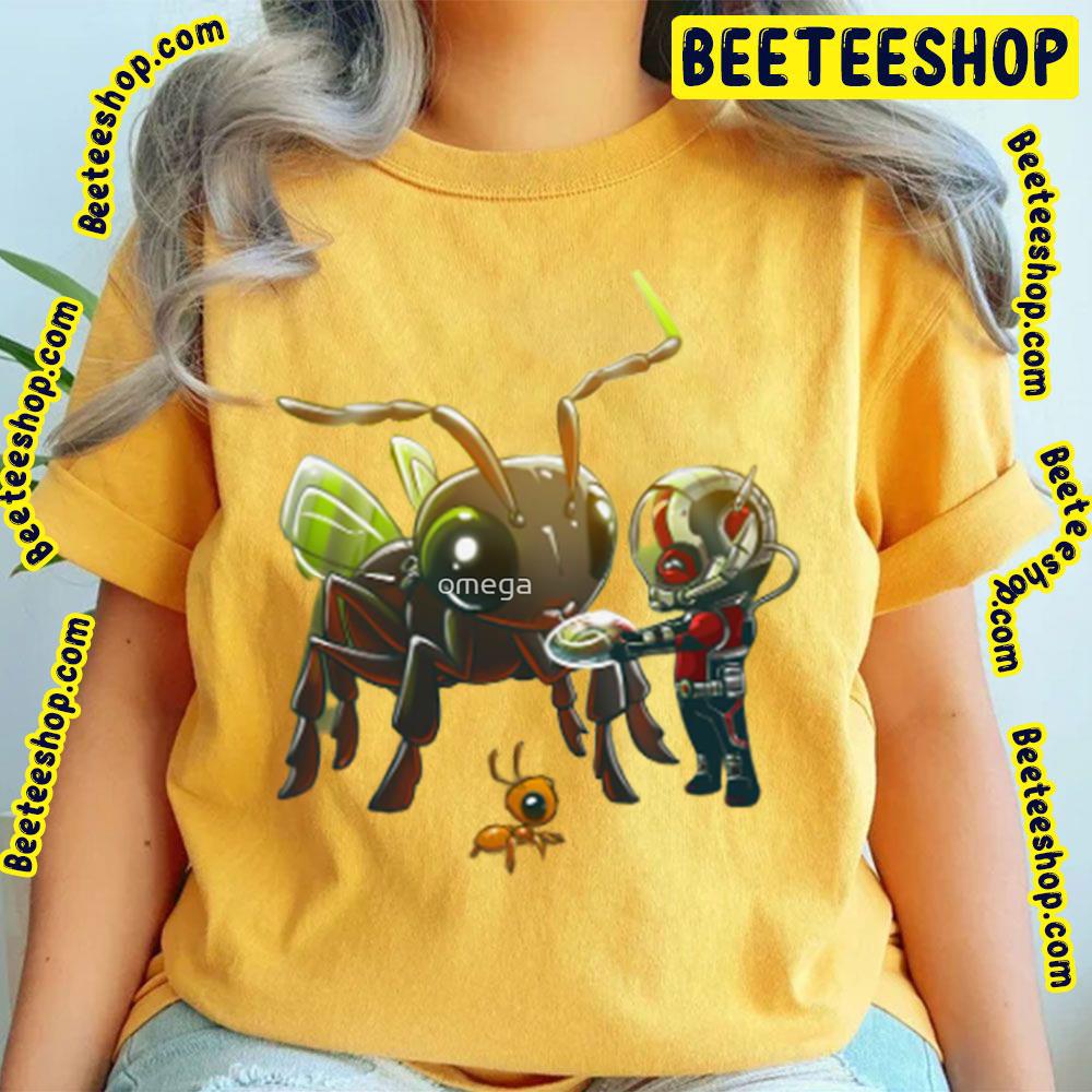 Chibi Antman And The Wasp Quantumania Trending Unisex T-Shirt Chibi Antman And The Wasp Quantumania Trending Unisex T-Shirt