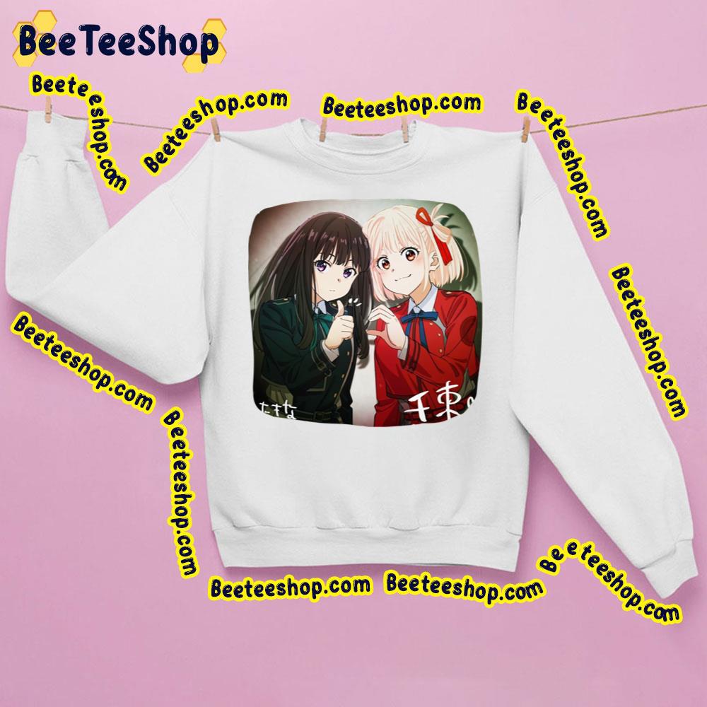 Chisato & Takina From Lycoris Recoil Trending Unisex Sweatshirt Chisato & Takina From Lycoris Recoil Trending Unisex Sweatshirt