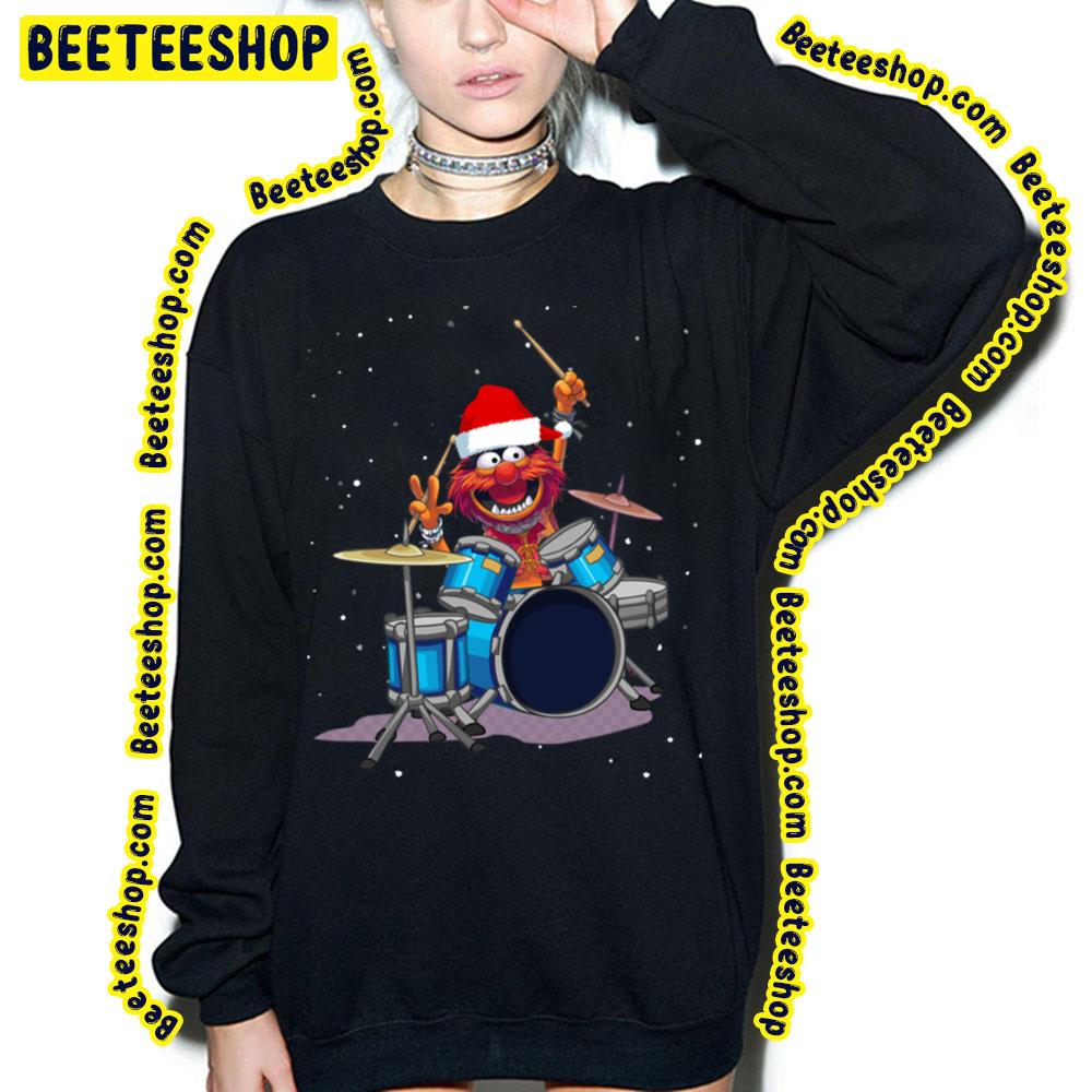 Christmas Muppet Animal Drummer Trending Unisex T-Shirt Christmas Muppet Animal Drummer Trending Unisex T-Shirt