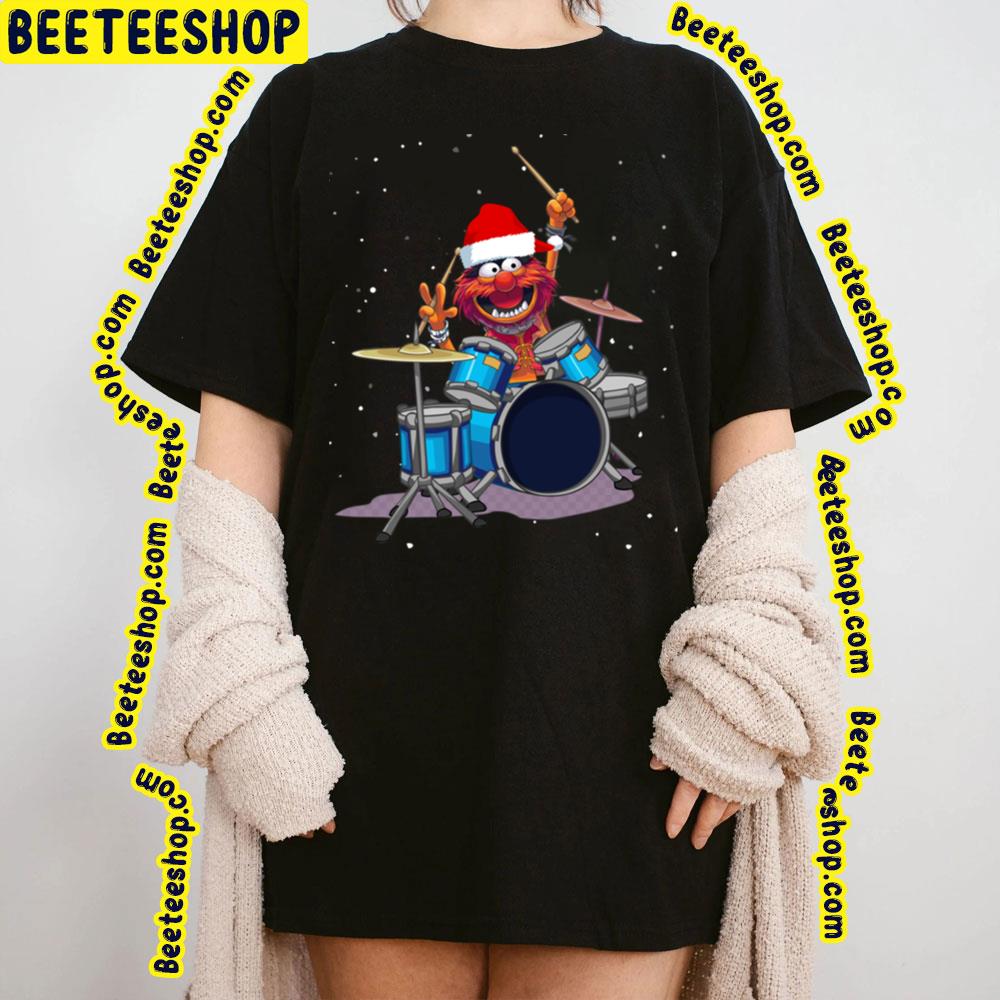Christmas Muppet Animal Drummer Trending Unisex T-Shirt Christmas Muppet Animal Drummer Trending Unisex T-Shirt